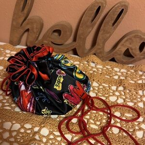 Brighton love scribble Black Multicolor Drawstring Pouch